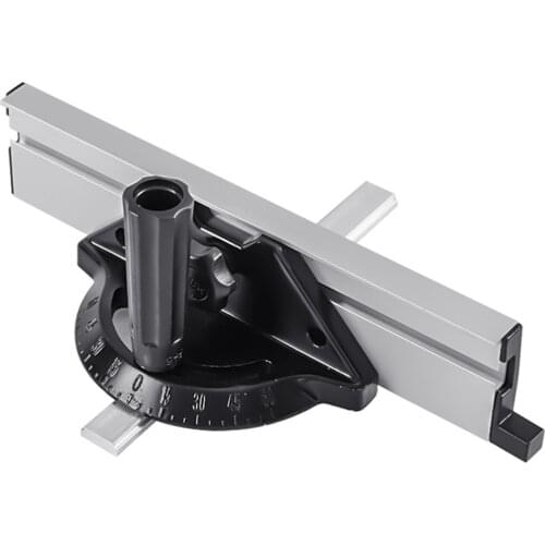 Miter Gauge Fence System Woodworking Tools Push Track Stop Table Saw/Router Miter Gauge Ruler Block Angle Plate Ruler Table Saw