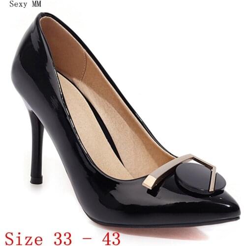 High Heels Women Pumps High Heel Shoes Stiletto Woman Wedding Shoes Small Plus Size 33 - 40 41 42 43