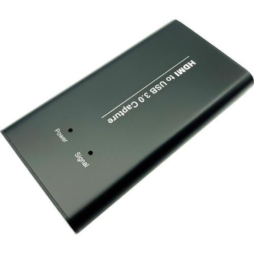 Video Capture Card Device USB 3.0 HDMI 1080P 60FPS Capturing Game Recording Dongle Box for PC Live Streaming Broadcast MIC Input