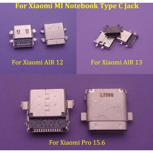 2pcs Micro USB Type C Power Jack For Xiaomi Notebook Mi Air 13/12 161301-01 161201-01 15.6 Pro Charging Port Type-c Connector