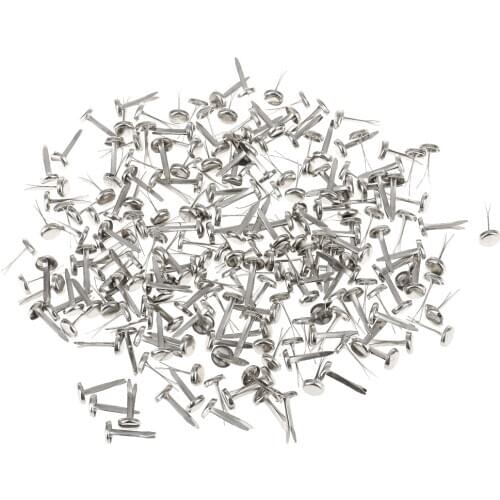 200 Pcs Mini Brads Paper Craft Fasteners For Cardmaking Scrapbooking