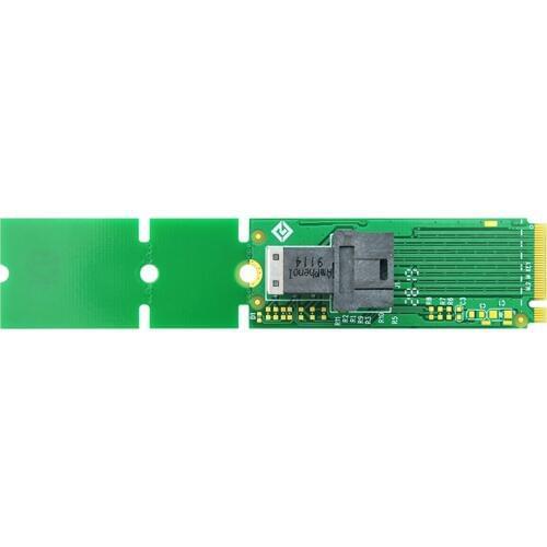 Linkreal U.2 to M.2 NVMe Adapter Card for Optional Size in 2242, 2260 and 2280mm-LRFC5611