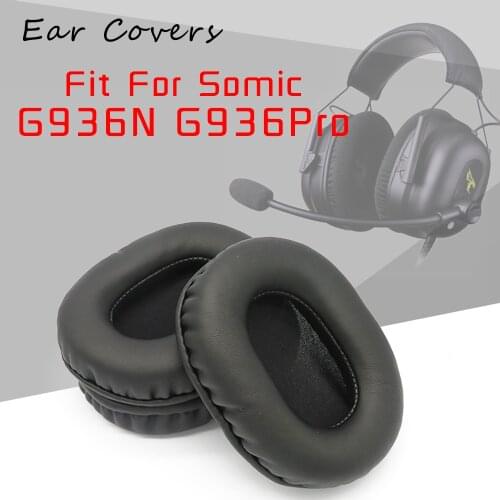 Earpads For Somic G936N G936Pro Headphone Earpads Replacement Headset Ear Pad PU Leather Sponge Foam