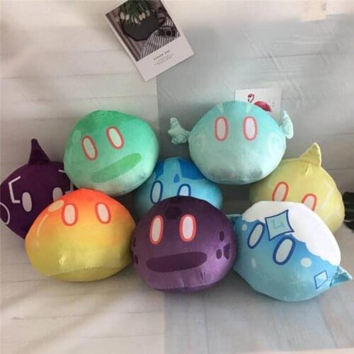 Anime Game Genshin Impact Toy Slime Theme Cute Plush Dolls Keli Dango Pillow Cushion Soft Stuffed Plush Toys Gift