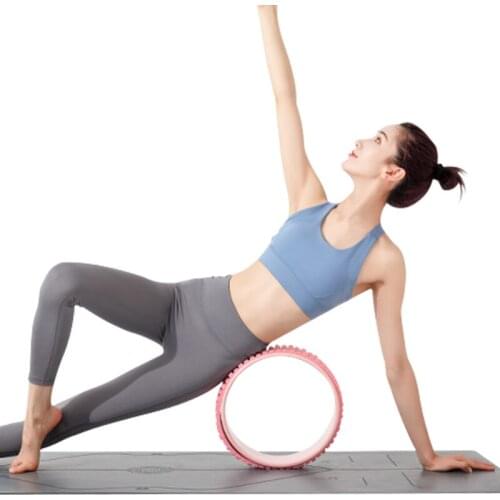 Balance trainers PU abs back pain corrector black half dharma cork set workout eco cork massage strongest roller yoga wheel