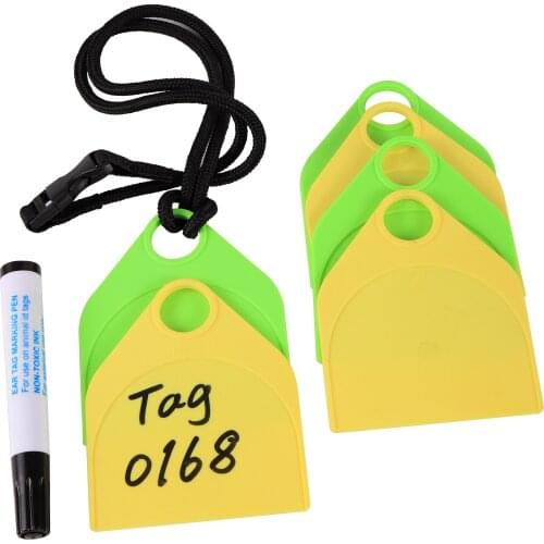 DIY Large Cattle Neck Tag Camel Horse No Word Signage 10x12cm Big Animal Feeding Management Tag Accessories 1 Pc