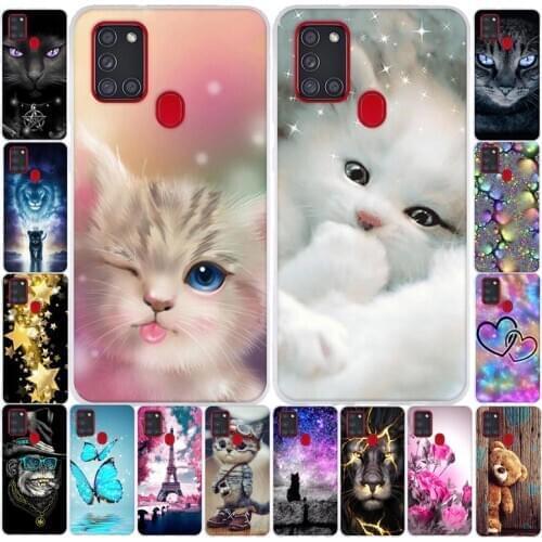 A Case For Samsung Galaxy A21S Case Phone Cover Silicon Soft TPU Cover for Samsung Galaxy A21S A 21S Fundas Coque Bumper Etui