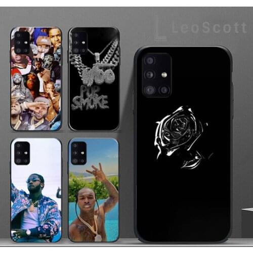 Pop Smoke Phone Case For Samsung A40 A31 A50 A51 A71 A20E A20S S8 S9 S10 S20 Plus note 20 ultra