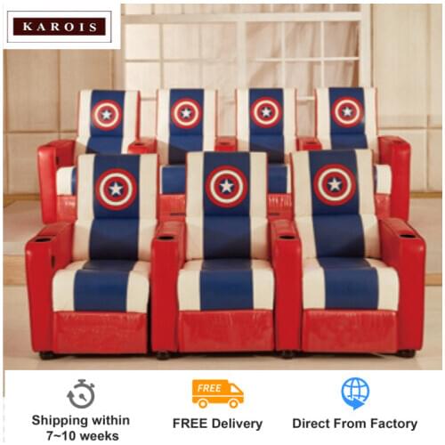 KAROIS R049 Theme movie theater seats design vip cinema recliner sofa chair armrest church chairs home theatre recliners