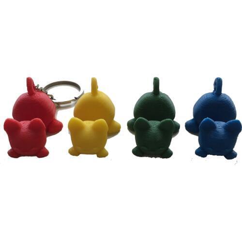 Cat Keychain and Cute Desktop Smartphone Stand Cell Phone Holder 3D Printed Toy for All