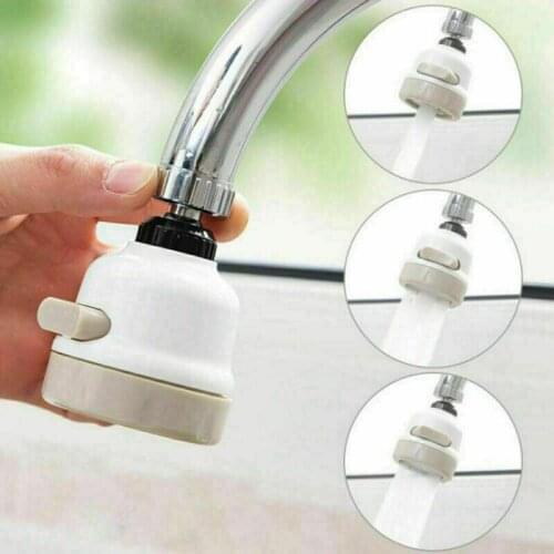 Kitchen Filter Nozzle 360 Degree Rotating Movable Water Saving Filter Rotatable Faucet Booster Useful Tools