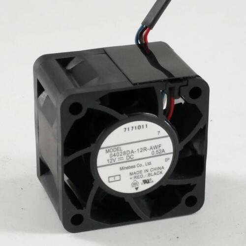 3PCS New CPU Cooler Fan For NMB 4CM 4028 0.52A 04028DA-12R-AWF 40*40*28MM 12V 4 wire cooling fan