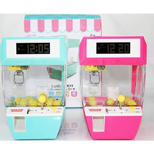 Doll Claw Mini Slot Music Vending Arcade Claw Prize Machine Grabber Arcade Desktop Caught Fun Music Funny Toys Gadgets Kids