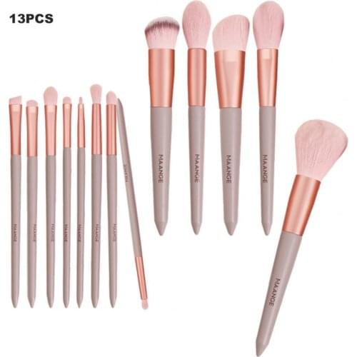 13Pcs Makeup Brushes Set Cosmetic Makeup Brush Set Beauty Tools Clean Easily Dustproof Beauty Tool Face Shadow Make Up Brush Set