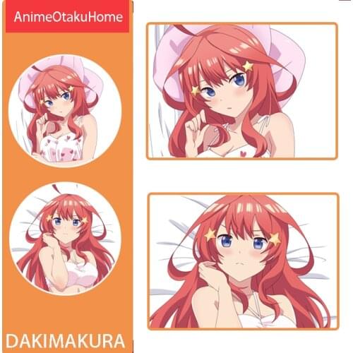 Anime Manga The Quintessential Quintuplets Nakano Ichika Nakano Itsuki Pillow Cover Hugging Pillowcase Otaku Bedding Dakimakura
