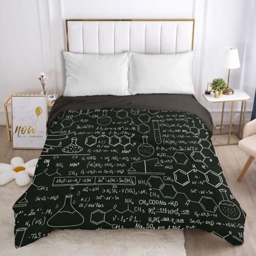 Geometry Duvet cover Quilt/Blanket/Comfortable Case Double King Bedding 140x200 240x220 200x200 for Home Chemical symbol