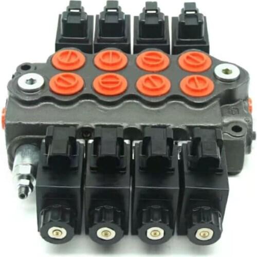 SD5 12vor24v Hydraulic Electric Control Multi Way Directional Valve for garbage truck