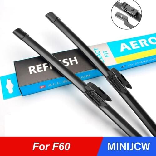 Auto Windshield Wiper Blade Windscreen Rubber Clean Washers for Mini Cooper One S Countryman F60 2017 2018 Car Accessories