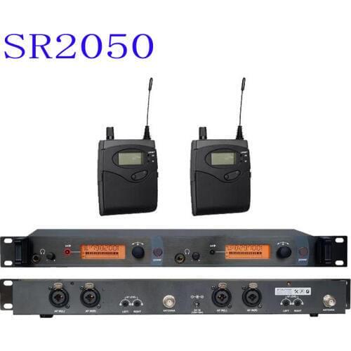 Fast shipping In Ear Monitor System SR2050 IEM 2 receiver ear monitoring system Twin transmitter in ear system for stage