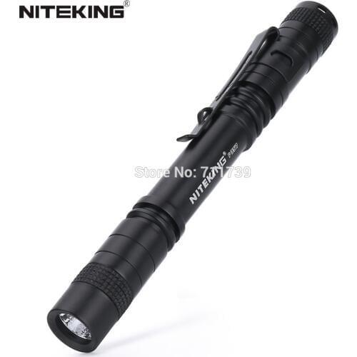 NITEKING P357 Tactical FlashLight CREE LED Flashlight Belt Clip Pocket Torch Portable Flash Lamps,Use AAA battery flashlight