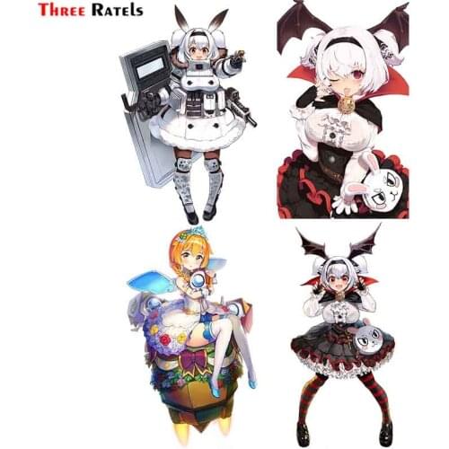 Three Ratels F721 T13 Anime Game Alvis Last Origin Decal For Bumper Mobile Phone Case Personalized PVC Car Sticker