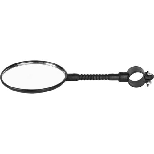 1pc Bike Mirrors Bicycle Handlebar Flexible Rear Back View Rearview Mirror Black Newest Store