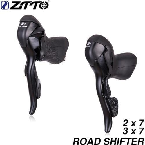 ZTTO MICRONEW Road Bike 2*7 3*7 Shifter Set Double 7Speed 7s 14s 21s Brake Levers bicycle parts FOR parts R472 R473
