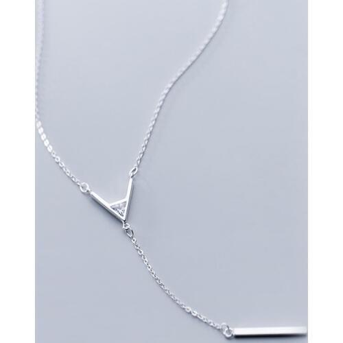 MloveAcc Vintage Necklace Jewelry for Women Letter A Charm Hot Real 925 Sterling Silver Gift Pendant Necklace