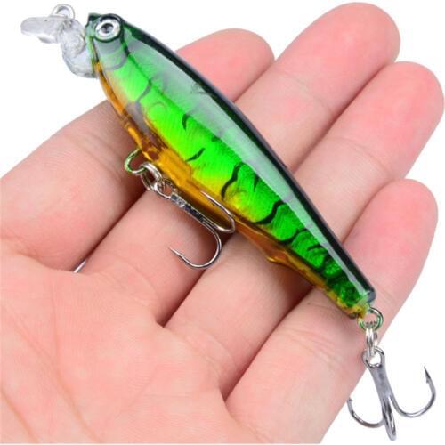 1pcs Artificial Hard Bait 7.5g 8cm Laser Minnow Fishing Lure Wobbler Swimbait Floating Crankbait For Bass Pike Pesca Tackle