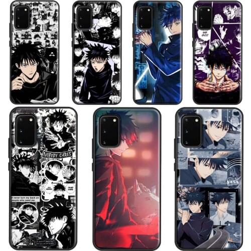 Jujutsu Kaisen Fushiguro Megumi Phone Case For Samsung Galaxy S21 Ultra S20 FE S10E S8 S9 S10 Plus Cover For Note 10 9 20