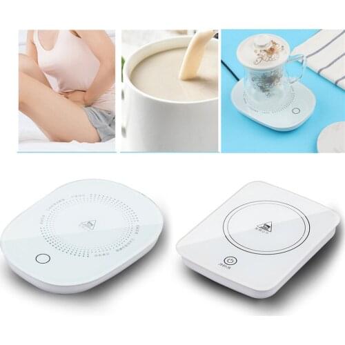 Electric Coffee Mug Warmer Plate Constant Temperature Heating Base Gravity Induction Switch Heating Coaster