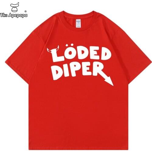 Men t-shirt LODED DIPER DIARY OF A WIMP KID tshirt male brand teeshirt men summer cotton t shirt
