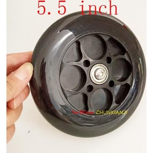 Lightning shipment 5.5 inch wheels 140 mm wheels 5-1/2 for Electric scooter baby car trolley cart,caster wheels