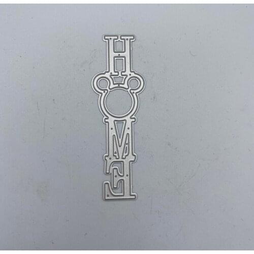 Metal Cutting Dies Stencil HOME For DIY Scrapbooking Card Decorative Embossing