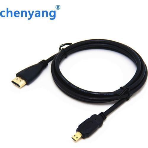 Micro HDMI- compatible Lengthen Plug to HDMI Cable V1.4 3D 1080P for Motorola XOOM ONDA Tablet Free shipping