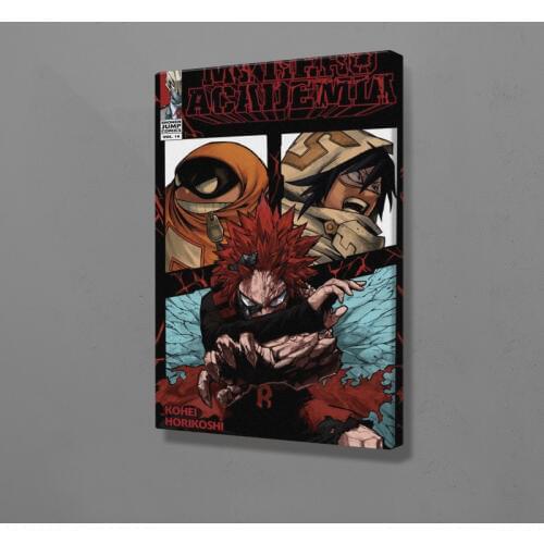 Red Riot Eijiro Kirishima Boku no Hero Academia Wall Art Canvas Decoration prints for living room Home bedroom decor Painting