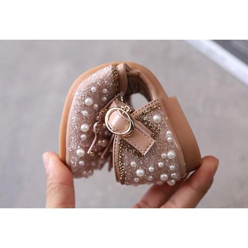 2021 Summer New Girls Sandals Fashion Bow-knot Cute Princess Shoes Student Dance Flats Sweet for Wedding Kids