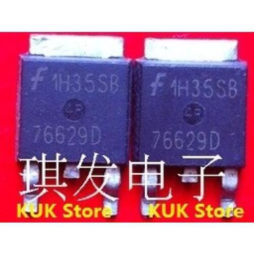 Original 100% NEW 76629D HUF76629D3ST HUF76629D3 HUF76629 76629 DPAK 10PCS/LOT