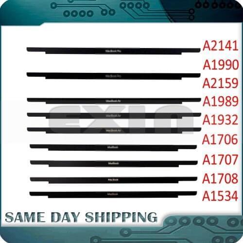 10Pcs for MacBook Pro Air A1706 A1707 A1708 A1989 A1990 A2141 A1534 A1932 LCD Screen Glass Trim Logo Bezel Front Display Cover