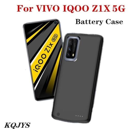 KQJYS 6800mAh Portable Backup Battery Charger Cases For VIVO IQOO Z1X PowerBank Battery Charging Cover For IQOO Z1X Battery Case