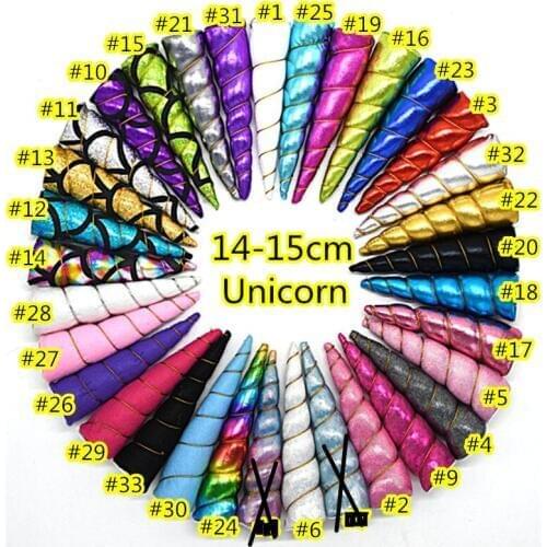 60 pcs / lot , Unicorn Horns headband FOR Girls And Kids Fashion shiny Unicorn headband hair Accessories Flowers DIY Party