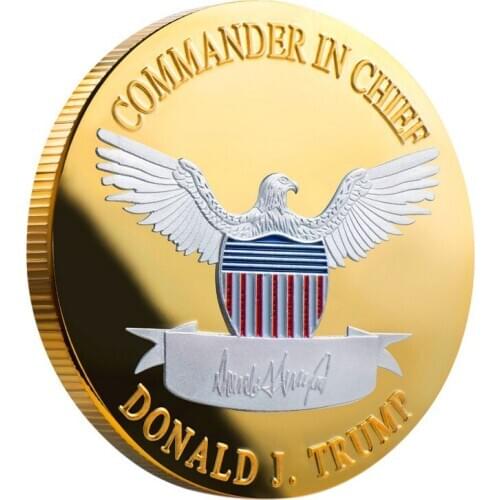 Trump Keep America Great Two Color Proof Like Coins New Cool Trump Commemorative Coin Collecting Coins Decoration 2020