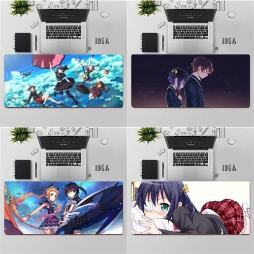 YNDFCNB Top Quality Takanashi Rikka Rubber Mouse Durable Desktop Mousepad Free Shipping Large Mouse Pad Keyboards Mat