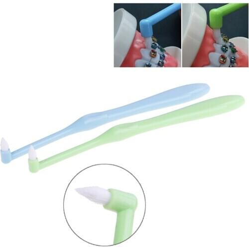1Pcs Small Head Orthodontic Toothbrush Tooth Brush Soft Hair Correction Teeth Braces Dental Floss Oral Tooth Care
