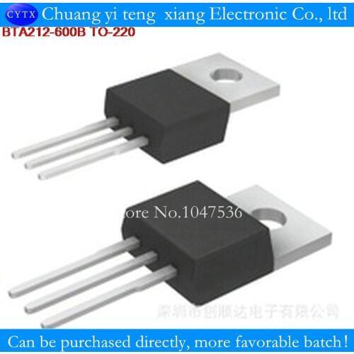 10pcs/lot BTA212-600B BTA212 BTA212-600 TO-220 100%good