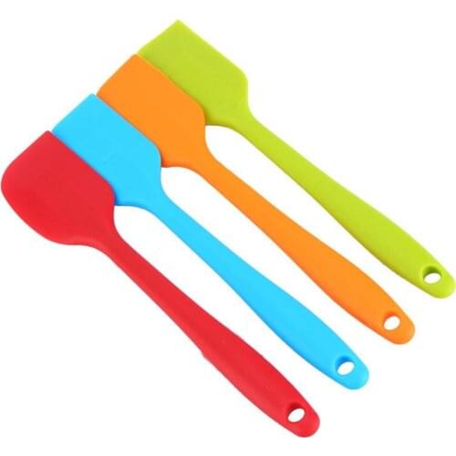 Silicone Spatula Home Kitchen Cooking Tool Cake Cream Butter Utensilios De Silicone Spatula Outdoor BBQ Utensils Basting Tool