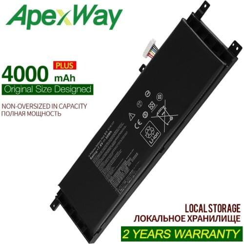 ApexWay 7.4V 4000mAh B21N1329 battery Asus D553M F453 F453MA F553M P553 P553MA X453 X453MA X553 X553M X553B X553MA X503M X403M