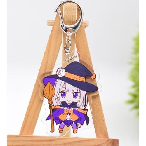 WL0736 RE:Zero Keychain Anime Keyring Accessories