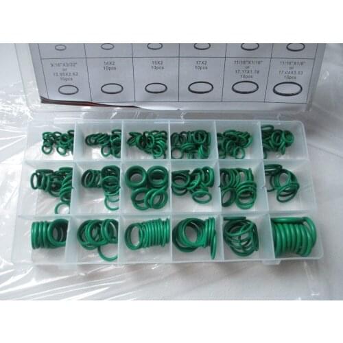 Fixmee 270 pcs Rubber O Ring O-Ring Washer Seals Watertightness Assortment Different Size With Plactic Box Kit