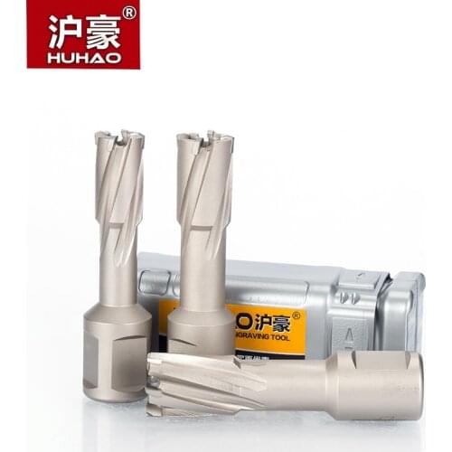 HUHAO 1pc Alloy Metal Drilling Hollow Core Steel Drill Bit Core Drill Iron Punch Magnetic Drill Dia.12-39mm Cutting Depth 35mm